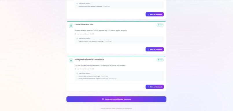 Approval Rationale Tracker (ART) – screenshot 4