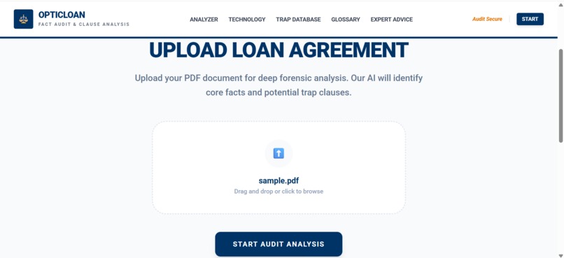 OpticLoan – screenshot 1