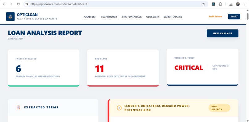 OpticLoan – screenshot 3