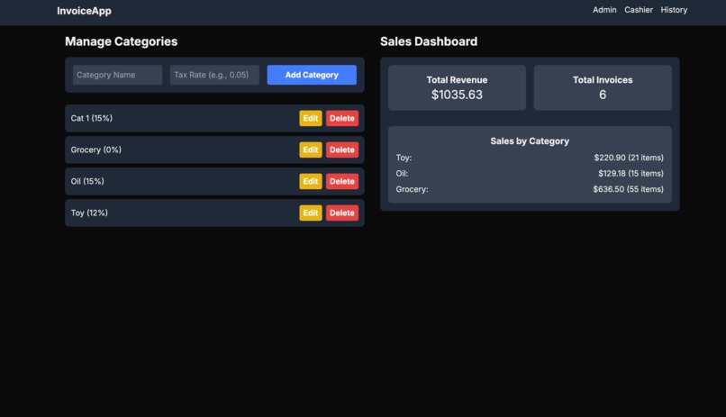 InvoiceApp – screenshot 3