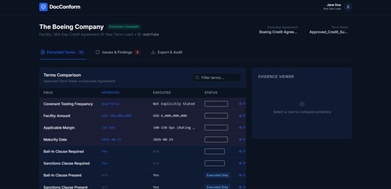 DocConform – screenshot 3
