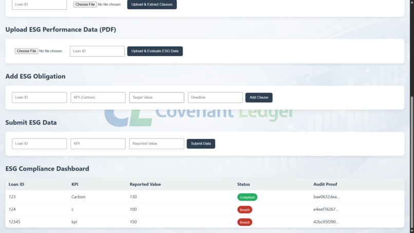 ConvenantLedger – screenshot 5