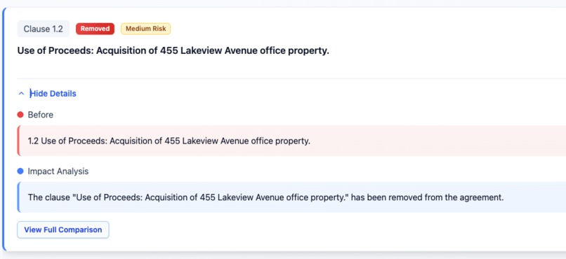 RiskDiff – screenshot 2