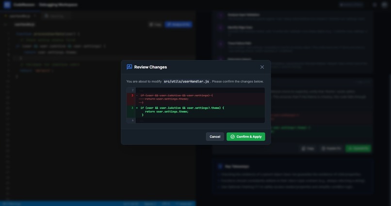 Code Reason – screenshot 2