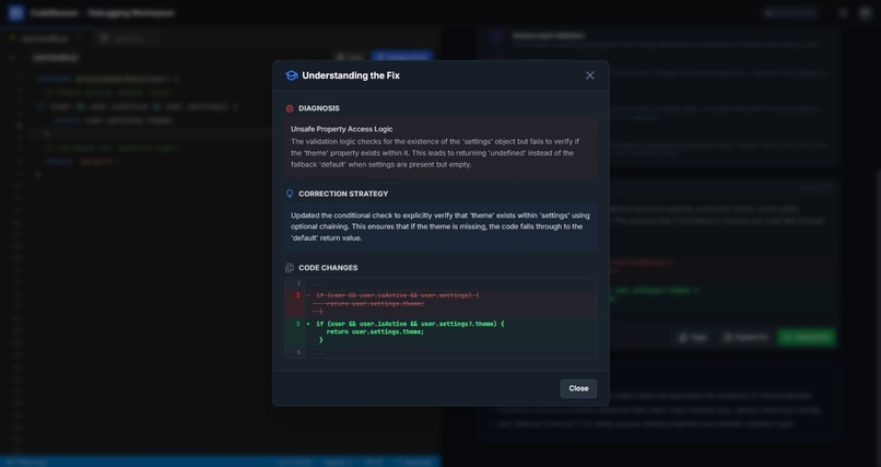 Code Reason – screenshot 3