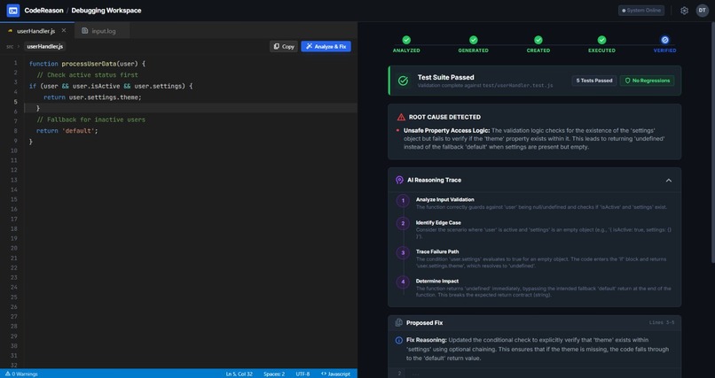 Code Reason – screenshot 4