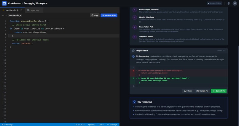 Code Reason – screenshot 5