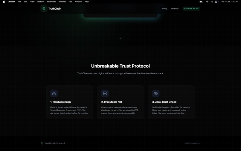 Truth_Chain – screenshot 2