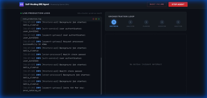 Self-Healing SRE Agent – screenshot 1