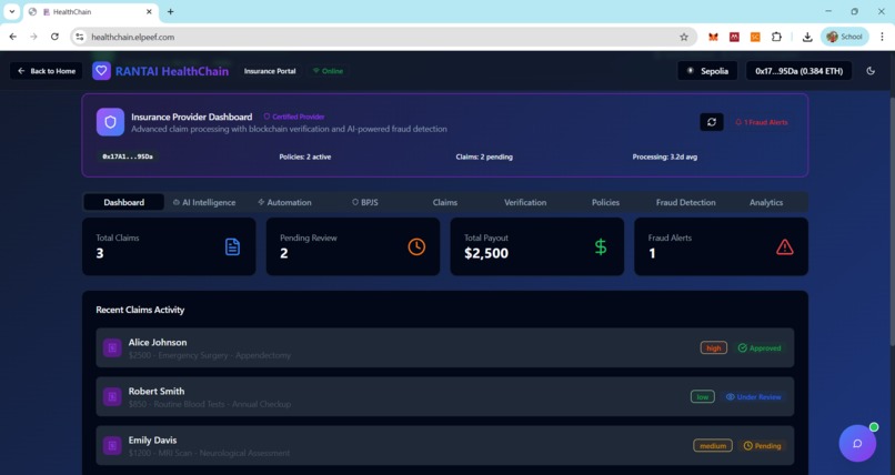 Health Chain – screenshot 2