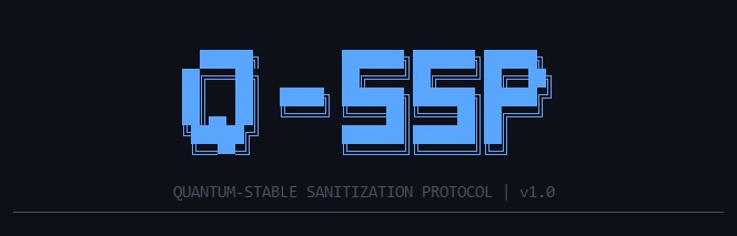 Q‑SSP: Quantum Secure Sanitization Protocol – screenshot 1