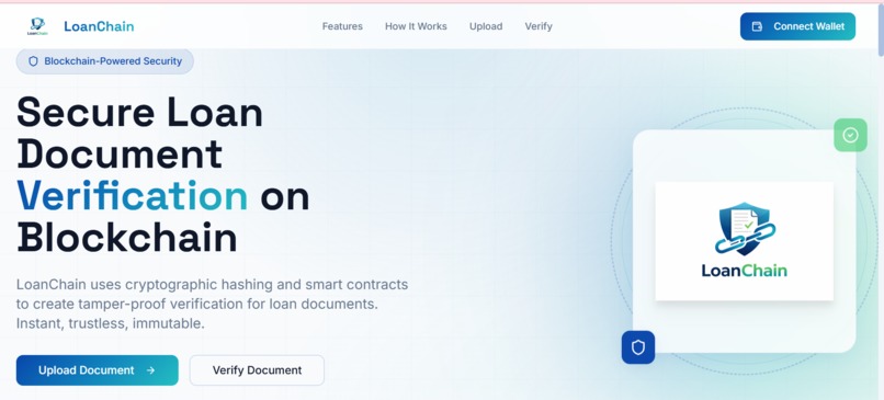 Loanchain – screenshot 1