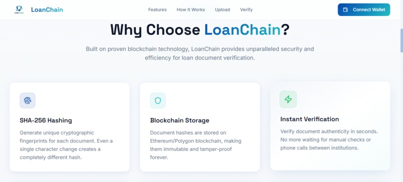 Loanchain – screenshot 1