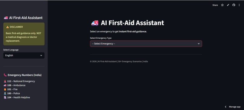  AI First-Aid Assistant – screenshot 1