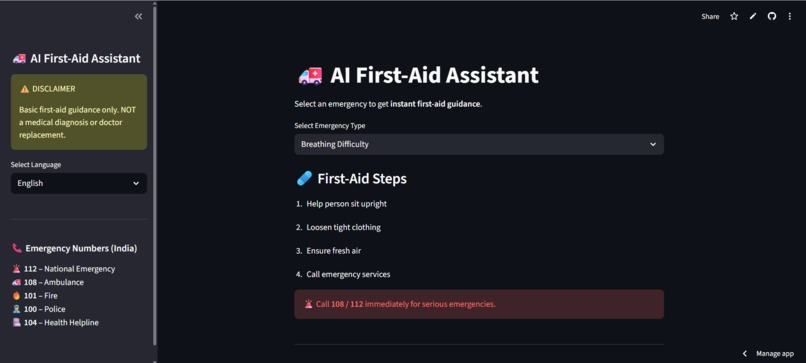  AI First-Aid Assistant – screenshot 2