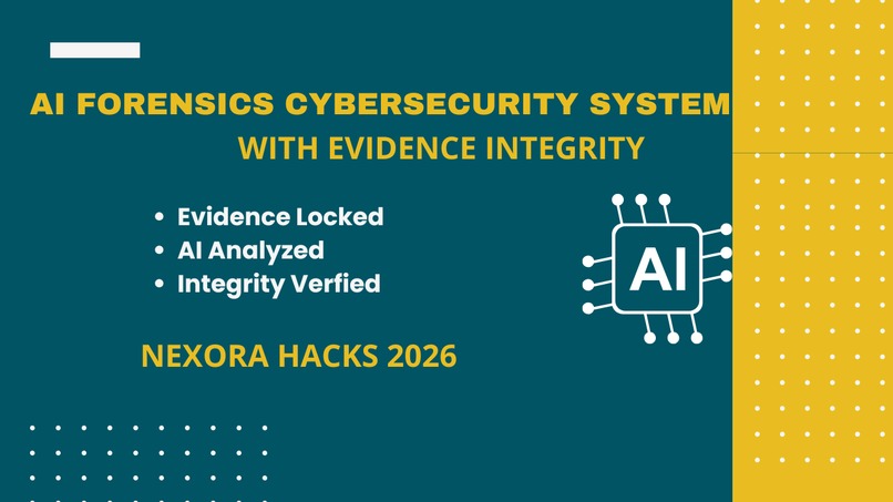 AI Forensic Cybersecurity System with Evidence Integrity – screenshot 1