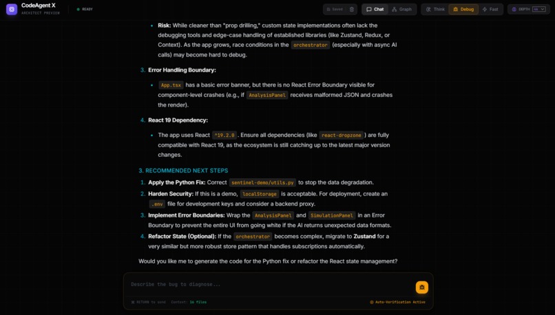 CodeAgent X – screenshot 3