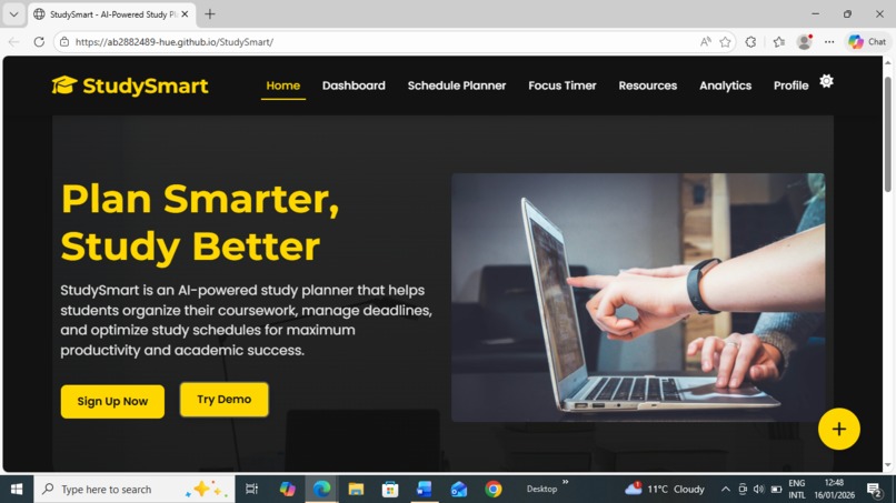 StudySmart – AI Powered Smart Study Planner – screenshot 1