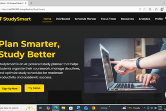 StudySmart – AI Powered Smart Study Planner