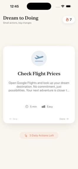 Dream to Doing – screenshot 1