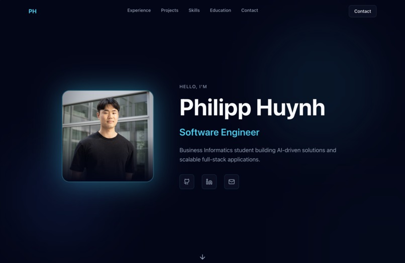 personalwebsite – screenshot 1