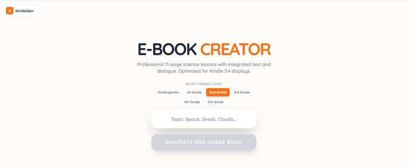 E-BOOK CREATOR – screenshot 1