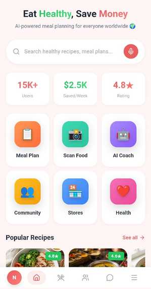 Cook Healthy AI – screenshot 1