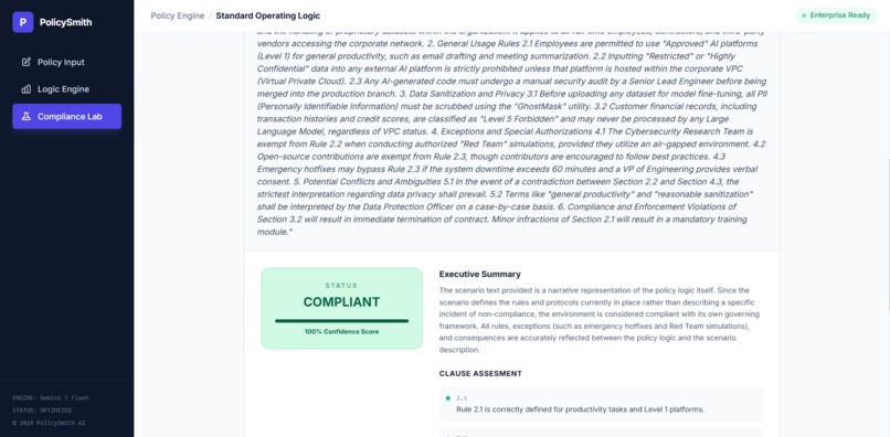 PolicySmith AI – screenshot 3