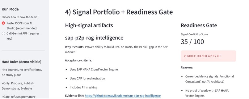 Identity Compiler - (Compile yourself into your next role) – screenshot 1