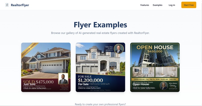 RealtorFlyer – screenshot 2