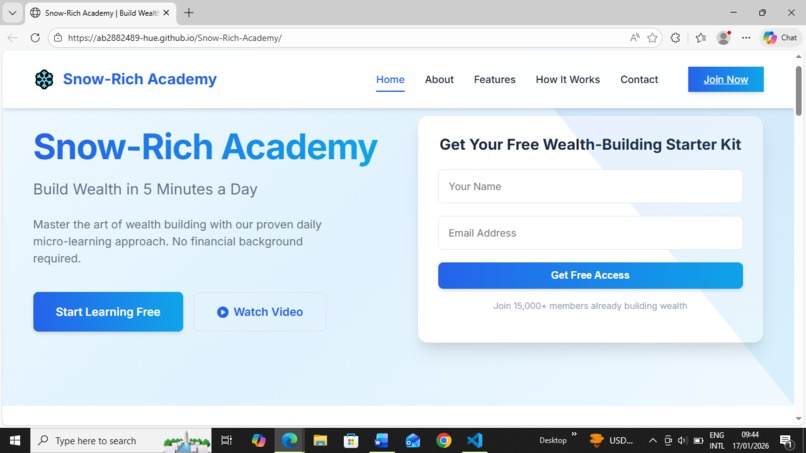 Snow-Rich Academy – screenshot 1