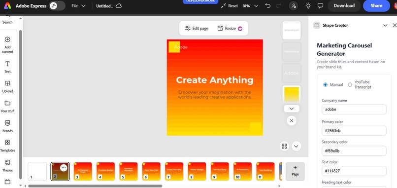 Marketer AI  – screenshot 1