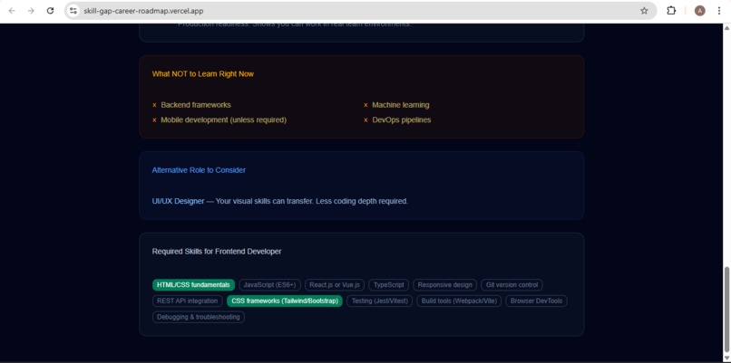 PathZero- AI Job Readiness Analyzer – screenshot 4