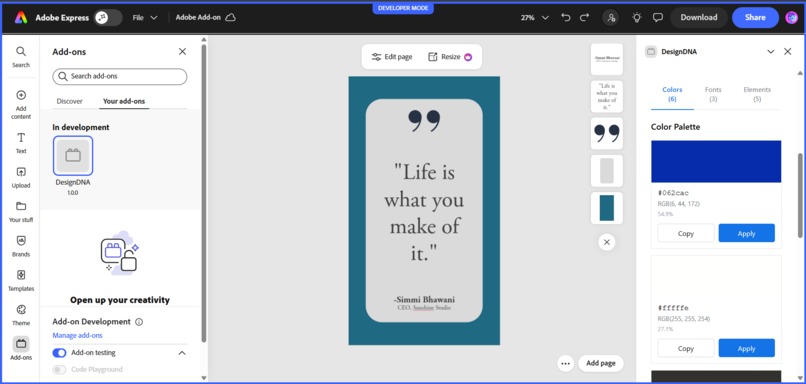 DesignDNA – screenshot 1