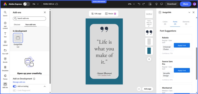 DesignDNA – screenshot 2