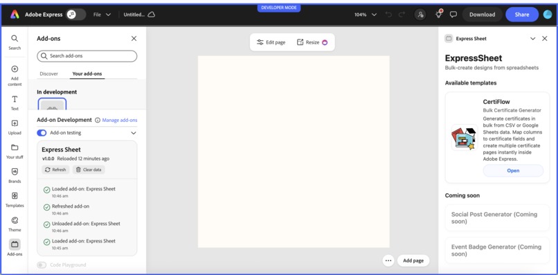 CertiFlow – screenshot 1