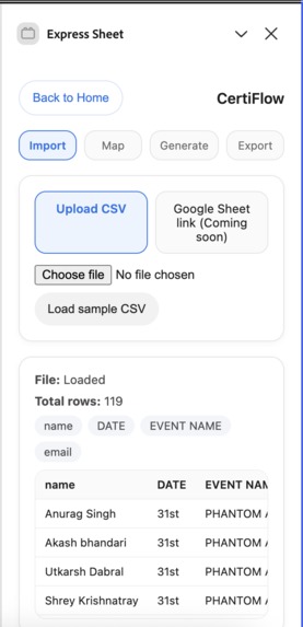 CertiFlow – screenshot 2