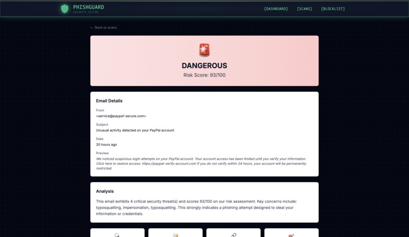 PhishGuard – screenshot 9