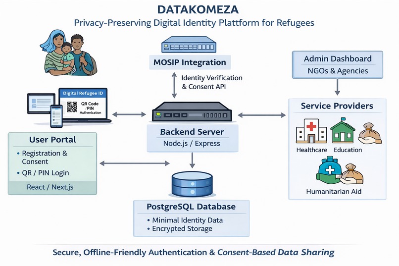 DATAKOMEZA – screenshot 1