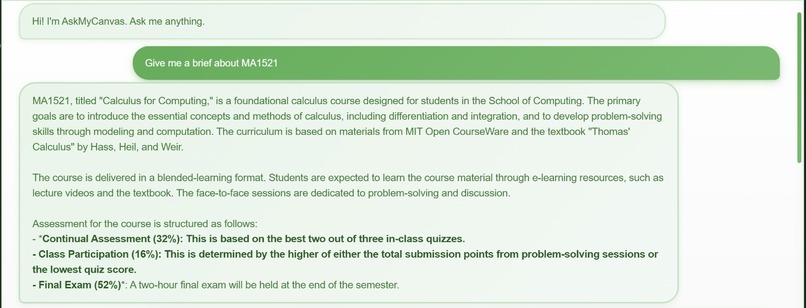 AskMyCanvas – screenshot 3