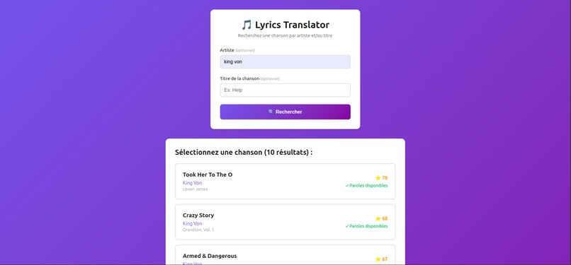 LyricsLab – screenshot 3