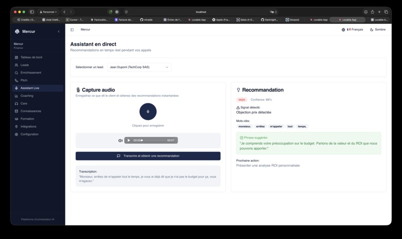 Mercure Sales AI – screenshot 4