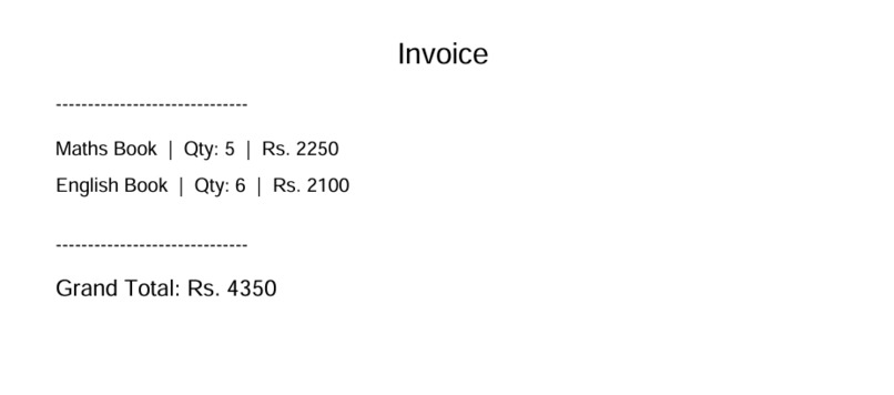 INVOICE GENERATOR – screenshot 2