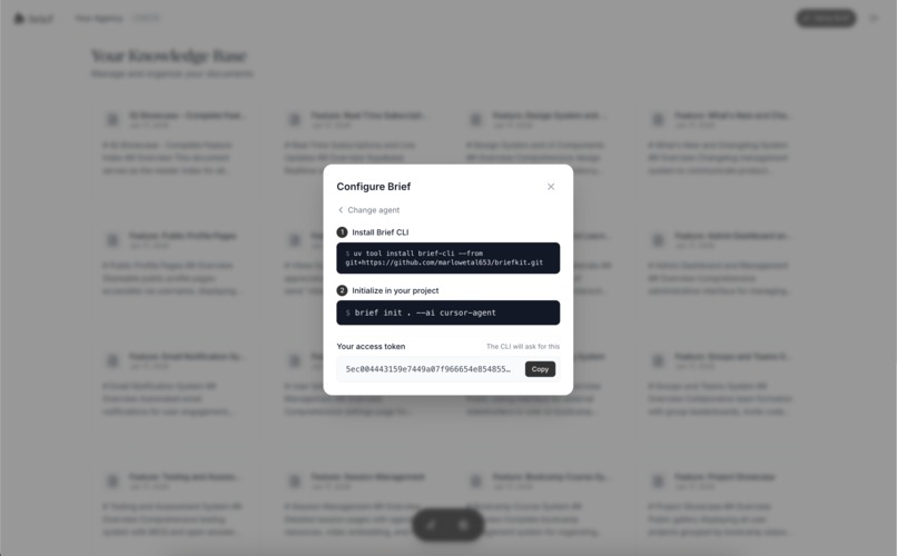BRIEF MCP – screenshot 5