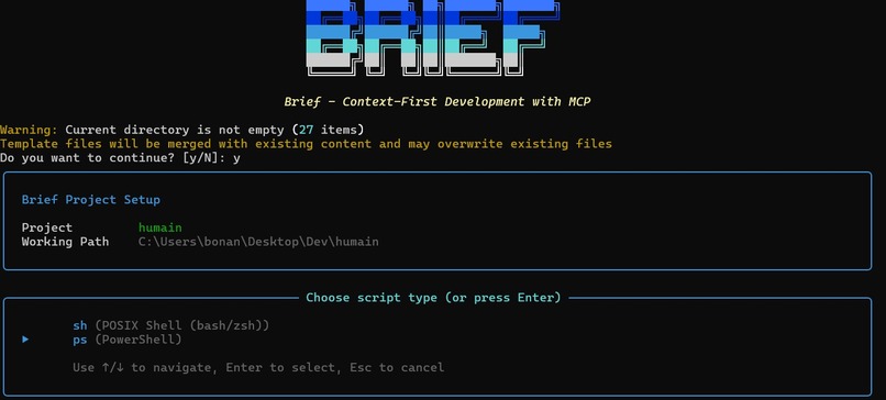 BRIEF MCP – screenshot 2