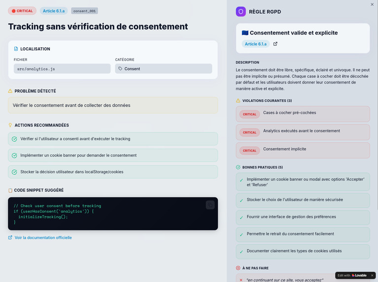 COMPLY.AI – screenshot 1