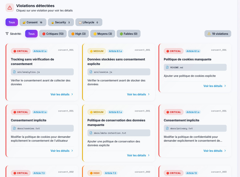 COMPLY.AI – screenshot 2