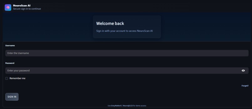 NeuroScan AI – screenshot 1