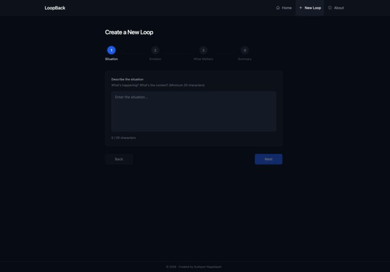 LoopBack - Reflect. Decide. Move Forward. – screenshot 2