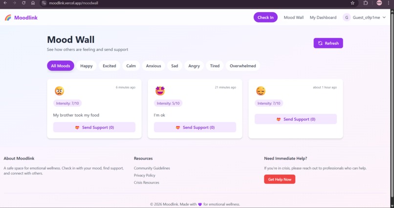 Moodlink – screenshot 4